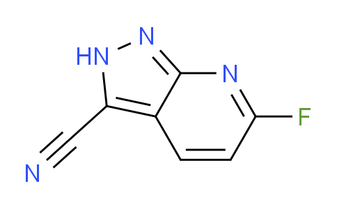 CAS No. 155601-83-5, 6-Fluoro-2H-pyrazolo[3,4-b]pyridine-3-carbonitrile