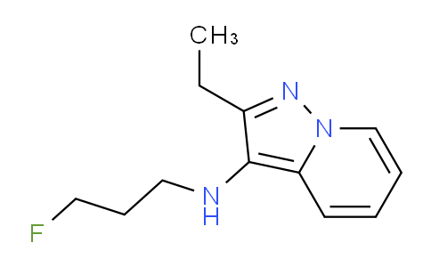 CAS No. 605672-95-5, 2-Ethyl-N-(3-fluoropropyl)pyrazolo[1,5-a]pyridin-3-amine