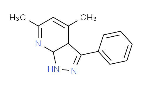 CAS No. 797808-55-0, 4,6-Dimethyl-3-phenyl-3a,7a-dihydro-1H-pyrazolo[3,4-b]pyridine