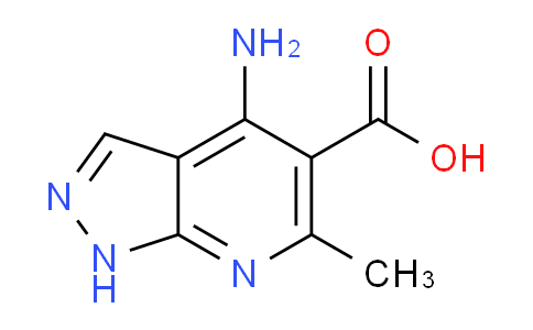 CAS No. 96740-67-9, 4-Amino-6-methyl-1H-pyrazolo[3,4-b]pyridine-5-carboxylic acid