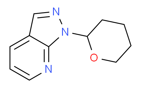 CAS No. 1416712-99-6, 1-(Tetrahydro-2H-pyran-2-yl)-1H-pyrazolo[3,4-b]pyridine