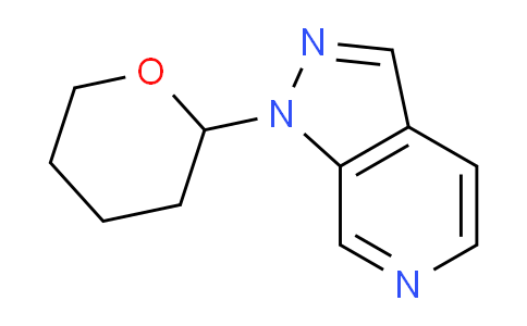 CAS No. 1416712-65-6, 1-(Tetrahydro-2H-pyran-2-yl)-1H-pyrazolo[3,4-c]pyridine
