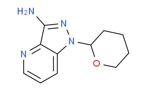 CAS No. 1416714-53-8, 1-(Tetrahydro-2H-pyran-2-yl)-1H-pyrazolo[4,3-b]pyridin-3-amine