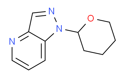 CAS No. 1416713-84-2, 1-(Tetrahydro-2H-pyran-2-yl)-1H-pyrazolo[4,3-b]pyridine