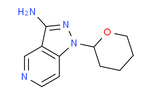 CAS No. 1416713-13-7, 1-(Tetrahydro-2H-pyran-2-yl)-1H-pyrazolo[4,3-c]pyridin-3-amine