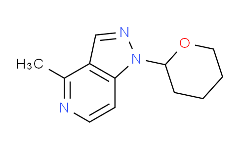 CAS No. 1416714-40-3, 4-Methyl-1-(tetrahydro-2H-pyran-2-yl)-1H-pyrazolo[4,3-c]pyridine