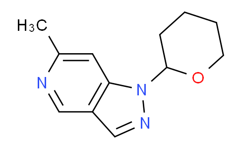 CAS No. 1416714-49-2, 6-Methyl-1-(tetrahydro-2H-pyran-2-yl)-1H-pyrazolo[4,3-c]pyridine