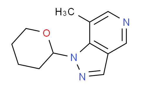 CAS No. 1416714-15-2, 7-Methyl-1-(tetrahydro-2H-pyran-2-yl)-1H-pyrazolo[4,3-c]pyridine