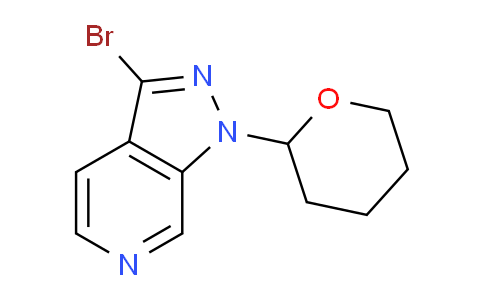 CAS No. 1416713-95-5, 3-Bromo-1-(tetrahydro-2H-pyran-2-yl)-1H-pyrazolo[3,4-c]pyridine