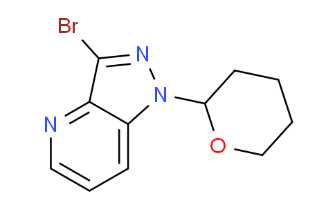 CAS No. 1416713-93-3, 3-Bromo-1-(tetrahydro-2H-pyran-2-yl)-1H-pyrazolo[4,3-b]pyridine