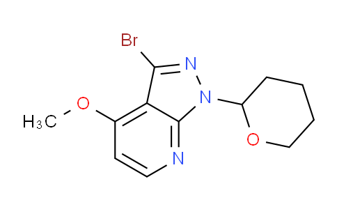 MC777798 | 1416714-63-0 | 3-Bromo-4-methoxy-1-(tetrahydro-2H-pyran-2-yl)-1H-pyrazolo[3,4-b]pyridine
