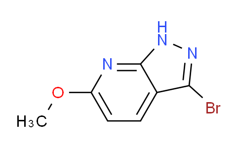 CAS No. 1357946-21-4, 3-Bromo-6-methoxy-1H-pyrazolo[3,4-b]pyridine
