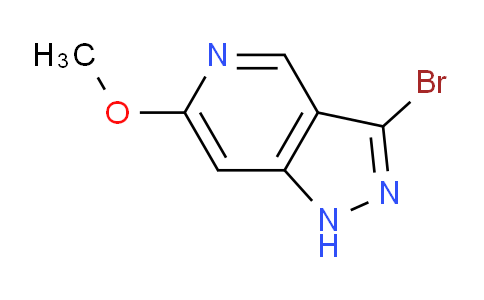 CAS No. 1357945-67-5, 3-Bromo-6-methoxy-1H-pyrazolo[4,3-c]pyridine