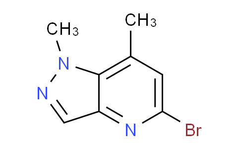 CAS No. 1956386-61-0, 5-Bromo-1,7-dimethyl-1H-pyrazolo[4,3-b]pyridine