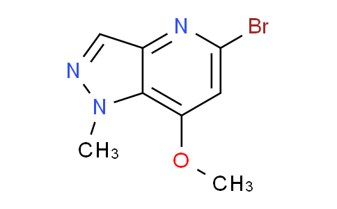 CAS No. 1956369-60-0, 5-Bromo-7-methoxy-1-methyl-1H-pyrazolo[4,3-b]pyridine