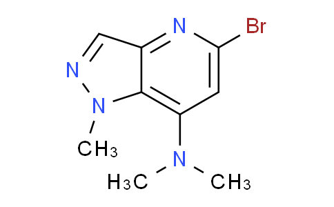 CAS No. 1956367-04-6, 5-Bromo-N,N,1-trimethyl-1H-pyrazolo[4,3-b]pyridin-7-amine