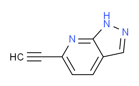 CAS No. 1374652-57-9, 6-Ethynyl-1H-pyrazolo[3,4-b]pyridine