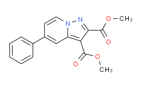 CAS No. 1121056-50-5, Dimethyl 5-phenylpyrazolo[1,5-a]pyridine-2,3-dicarboxylate