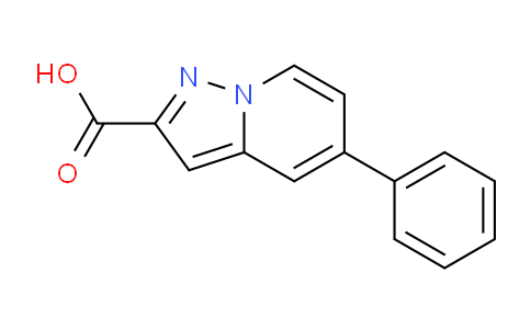CAS No. 1121056-51-6, 5-Phenylpyrazolo[1,5-a]pyridine-2-carboxylic acid