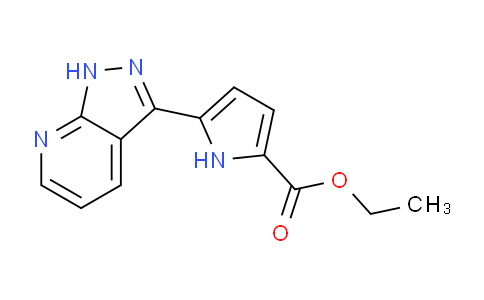 CAS No. 658696-10-7, Ethyl 5-(1H-pyrazolo[3,4-b]pyridin-3-yl)-1H-pyrrole-2-carboxylate
