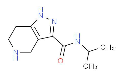 CAS No. 1172510-40-5, N-Isopropyl-4,5,6,7-tetrahydro-1H-pyrazolo[4,3-c]pyridine-3-carboxamide