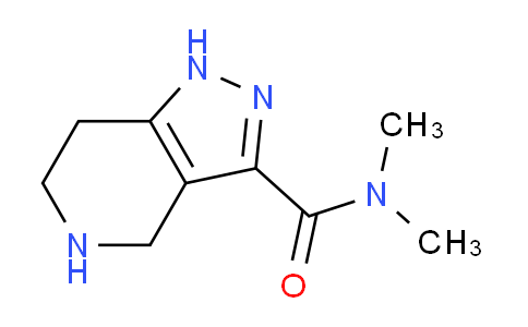 CAS No. 1211569-24-2, N,N-Dimethyl-4,5,6,7-tetrahydro-1H-pyrazolo[4,3-c]pyridine-3-carboxamide
