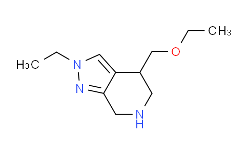 CAS No. 1422059-76-4, 4-(Ethoxymethyl)-2-ethyl-4,5,6,7-tetrahydro-2H-pyrazolo[3,4-c]pyridine