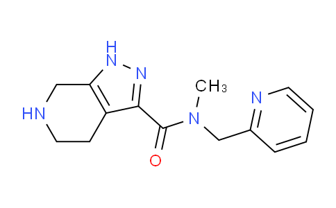 CAS No. 1422063-19-1, N-Methyl-N-(pyridin-2-ylmethyl)-4,5,6,7-tetrahydro-1H-pyrazolo[3,4-c]pyridine-3-carboxamide