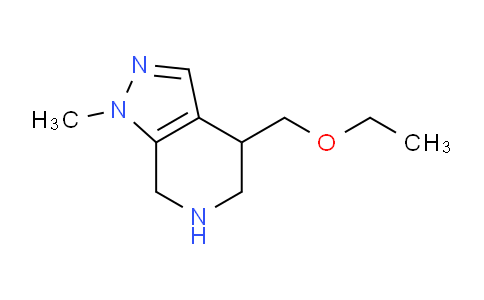 CAS No. 1422069-79-1, 4-(Ethoxymethyl)-1-methyl-4,5,6,7-tetrahydro-1H-pyrazolo[3,4-c]pyridine