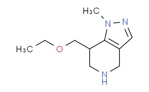 CAS No. 1422137-71-0, 7-(Ethoxymethyl)-1-methyl-4,5,6,7-tetrahydro-1H-pyrazolo[4,3-c]pyridine