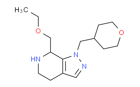 CAS No. 1422142-48-0, 7-(Ethoxymethyl)-1-((tetrahydro-2H-pyran-4-yl)methyl)-4,5,6,7-tetrahydro-1H-pyrazolo[3,4-c]pyridine