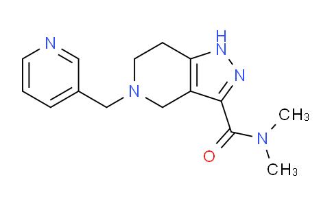 DY777923 | 1775432-82-0 | N,N-Dimethyl-5-(pyridin-3-ylmethyl)-4,5,6,7-tetrahydro-1H-pyrazolo[4,3-c]pyridine-3-carboxamide