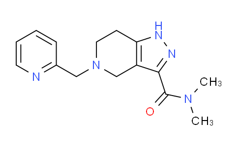 CAS No. 1798633-43-8, N,N-Dimethyl-5-(pyridin-2-ylmethyl)-4,5,6,7-tetrahydro-1H-pyrazolo[4,3-c]pyridine-3-carboxamide