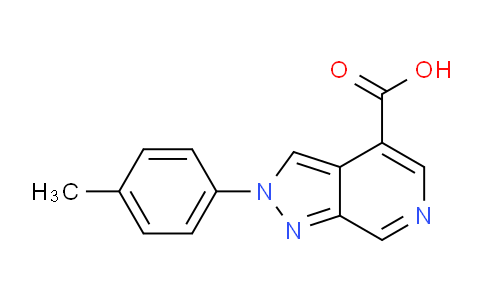 CAS No. 1172330-80-1, 2-(p-Tolyl)-2H-pyrazolo[3,4-c]pyridine-4-carboxylic acid