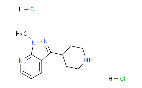 CAS No. 1361115-86-7, 1-Methyl-3-(piperidin-4-yl)-1H-pyrazolo[3,4-b]pyridine dihydrochloride