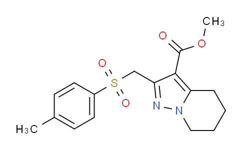 CAS No. 1616500-59-4, Methyl 2-(tosylmethyl)-4,5,6,7-tetrahydropyrazolo[1,5-a]pyridine-3-carboxylate