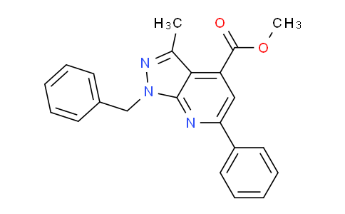 CAS No. 1011397-77-5, Methyl 1-benzyl-3-methyl-6-phenyl-1H-pyrazolo[3,4-b]pyridine-4-carboxylate