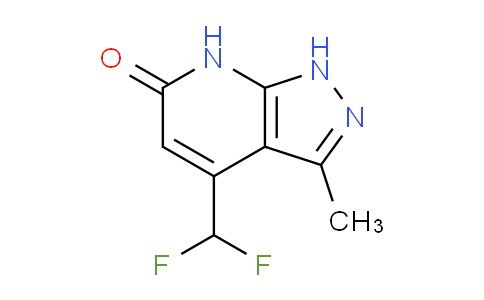 CAS No. 1018047-67-0, 4-(Difluoromethyl)-3-methyl-1H-pyrazolo[3,4-b]pyridin-6(7H)-one