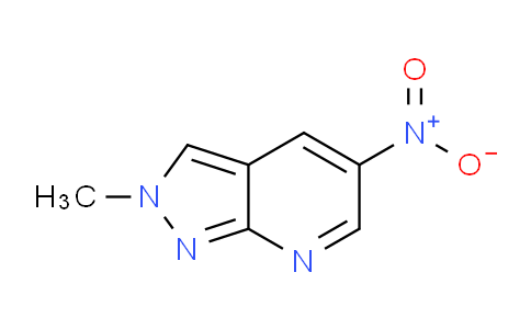 CAS No. 1458593-49-1, 2-Methyl-5-nitro-2H-pyrazolo[3,4-b]pyridine