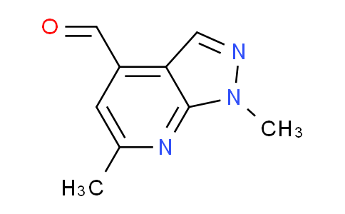 CAS No. 1516833-31-0, 1,6-Dimethyl-1H-pyrazolo[3,4-b]pyridine-4-carbaldehyde