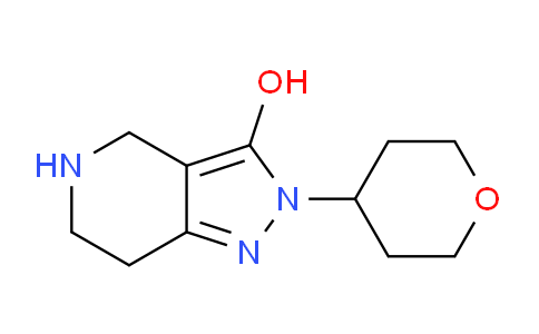 CAS No. 1707568-57-7, 2-(Tetrahydro-2H-pyran-4-yl)-4,5,6,7-tetrahydro-2H-pyrazolo[4,3-c]pyridin-3-ol