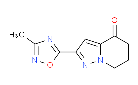 CAS No. 1708079-80-4, 2-(3-Methyl-1,2,4-oxadiazol-5-yl)-6,7-dihydropyrazolo[1,5-a]pyridin-4(5H)-one