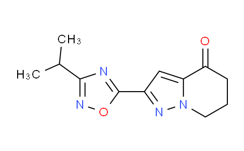 MC777994 | 1708251-38-0 | 2-(3-Isopropyl-1,2,4-oxadiazol-5-yl)-6,7-dihydropyrazolo[1,5-a]pyridin-4(5H)-one