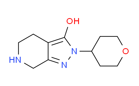 CAS No. 1710345-23-5, 2-(Tetrahydro-2H-pyran-4-yl)-4,5,6,7-tetrahydro-2H-pyrazolo[3,4-c]pyridin-3-ol