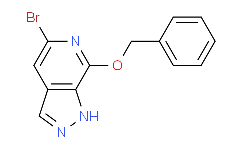 CAS No. 1416374-36-1, 7-(Benzyloxy)-5-bromo-1H-pyrazolo[3,4-c]pyridine