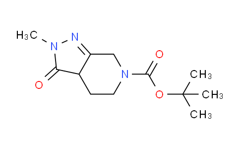 CAS No. 1359655-83-6, tert-Butyl 2-methyl-3-oxo-3,3a,4,5-tetrahydro-2H-pyrazolo[3,4-c]pyridine-6(7H)-carboxylate