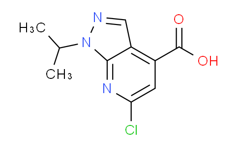 CAS No. 1354822-20-0, 6-Chloro-1-isopropyl-1H-pyrazolo[3,4-b]pyridine-4-carboxylic acid