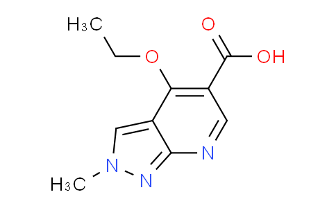 CAS No. 61627-39-2, 4-Ethoxy-2-methyl-2H-pyrazolo[3,4-b]pyridine-5-carboxylic acid