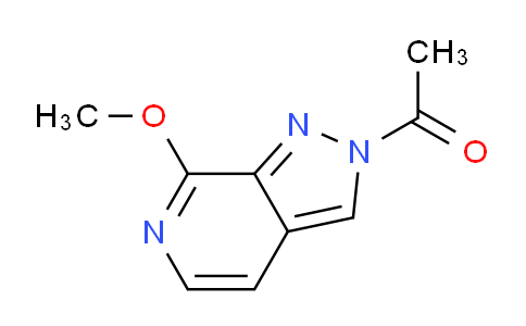 CAS No. 76006-05-8, 1-(7-Methoxy-2H-pyrazolo[3,4-c]pyridin-2-yl)ethanone