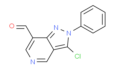 CAS No. 62176-73-2, 3-Chloro-2-phenyl-2H-pyrazolo[4,3-c]pyridine-7-carbaldehyde